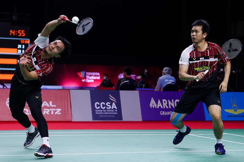 Ahsan Hendra ungkap kunci kemenangan di bawah tekanan cedera