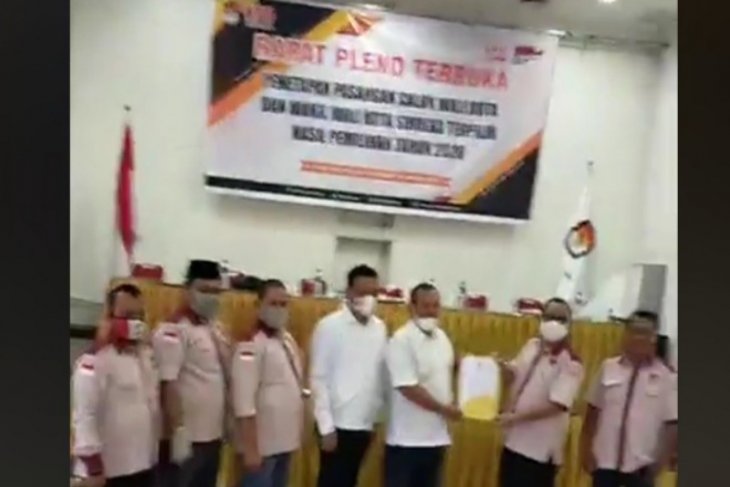 KPU tetapkan Jamal-Pantas pemenang Pilkada Sibolga