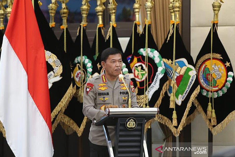 Kapolri Idham Azis antarkan Listyo Sigit Prabowo jalani uji kelayakan