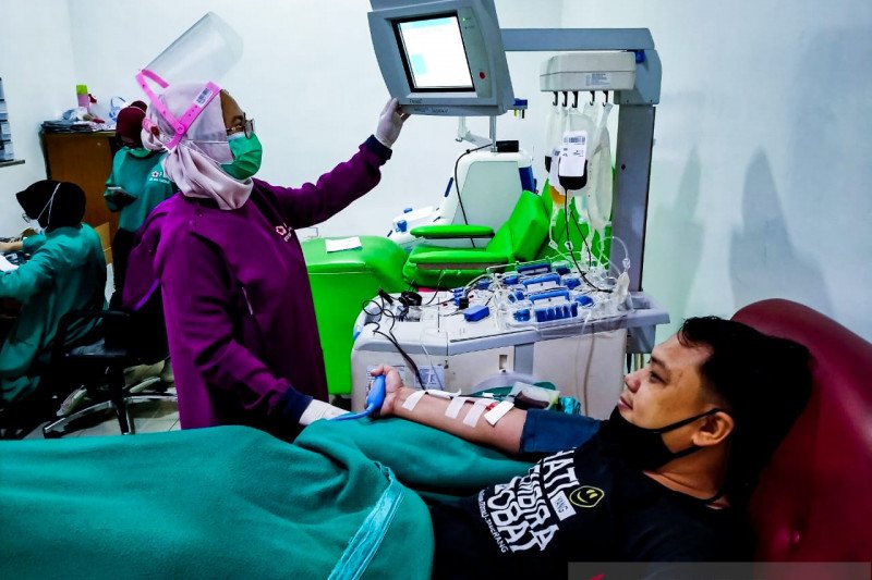 PMI Penerima vaksin COVID-19 tidak bisa langsung donor darah jurnalsumatra,banten,tangerang