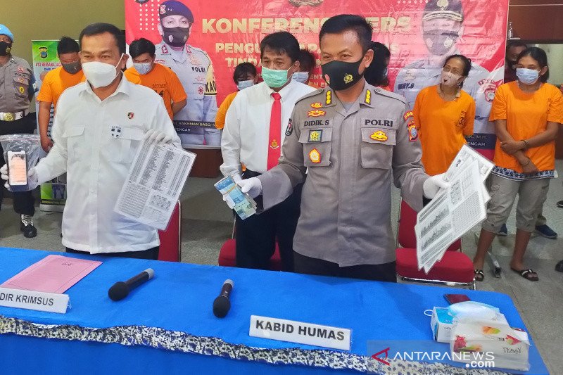 Polda Sulteng ringkus sembilan pelaku judi online
