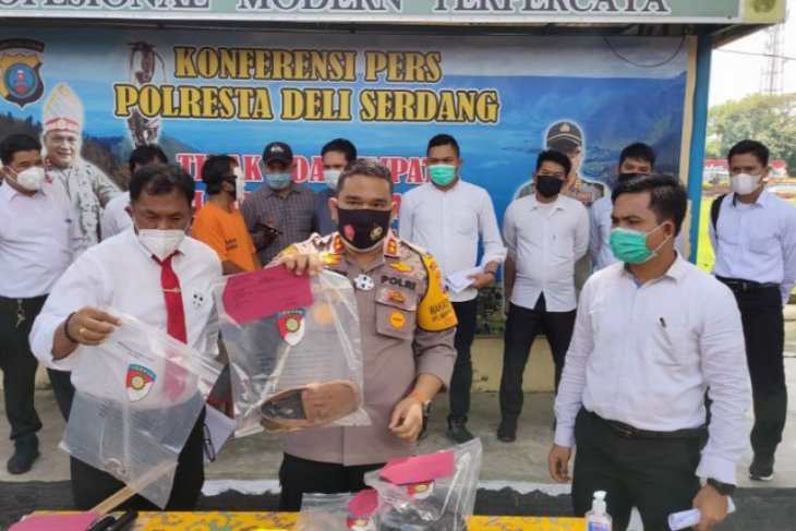 Polisi tangkap pembunuh petani yang jenazahnya dibakar di Deli Serdang