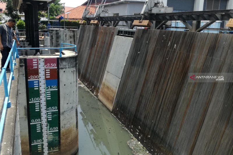 BPBD DKI Pintu Air Pasar Ikan berstatus siaga dua