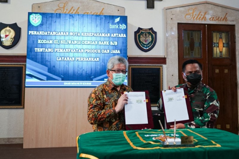 Bank BJB perkuat kemitraan dengan Kodam III Siliwangi