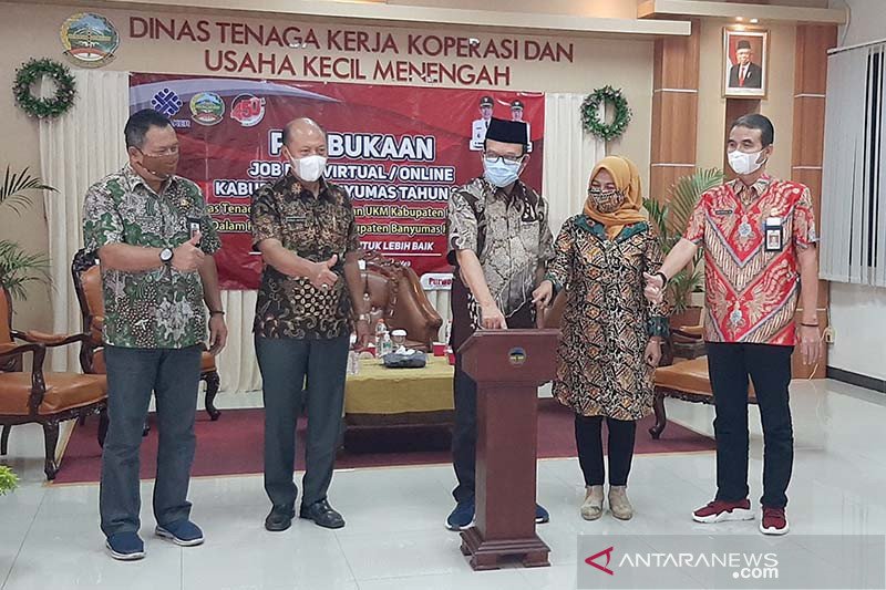 Bupati Banyumas Kegiatan Job Fair Virtual harus digiatkan