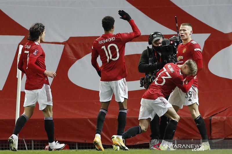 McTominay antar MU lewati West Ham untuk ke perempat final Piala FA
