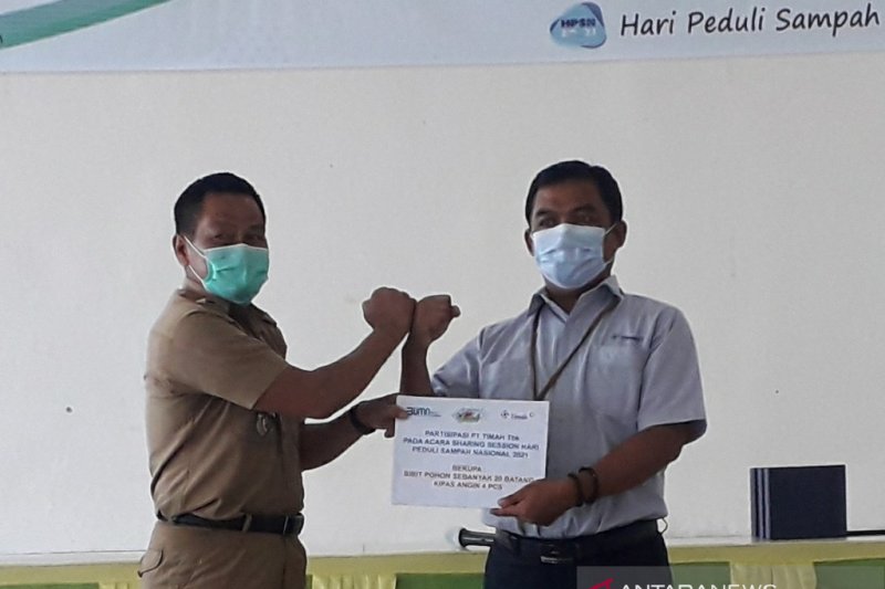 PT Timah-Pemkab Bangka Barat tumbuhkan kesadaran olah sampah