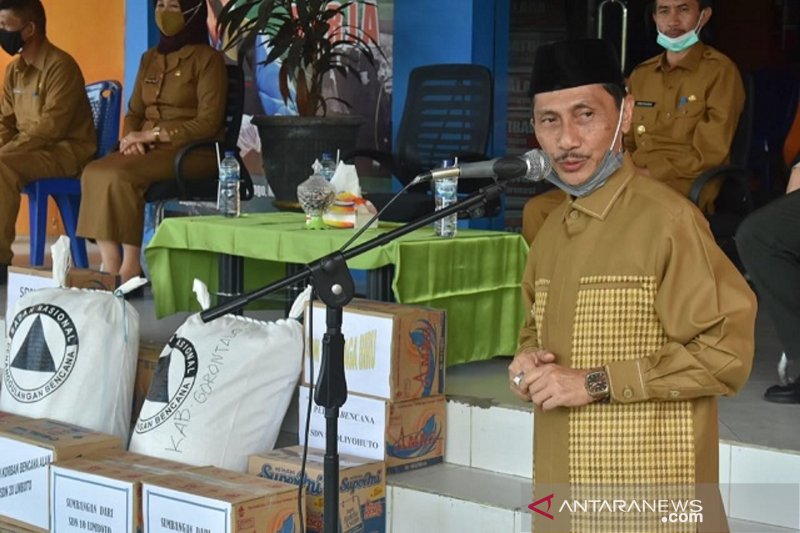Pemkab Gorontalo kirimkan bantuan untuk korban bencana Sulbar-Sulut