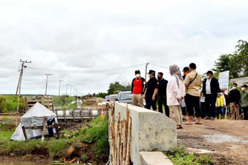 Pintu air di kawasan food estate Kapuas Kalteng segera dibenahi