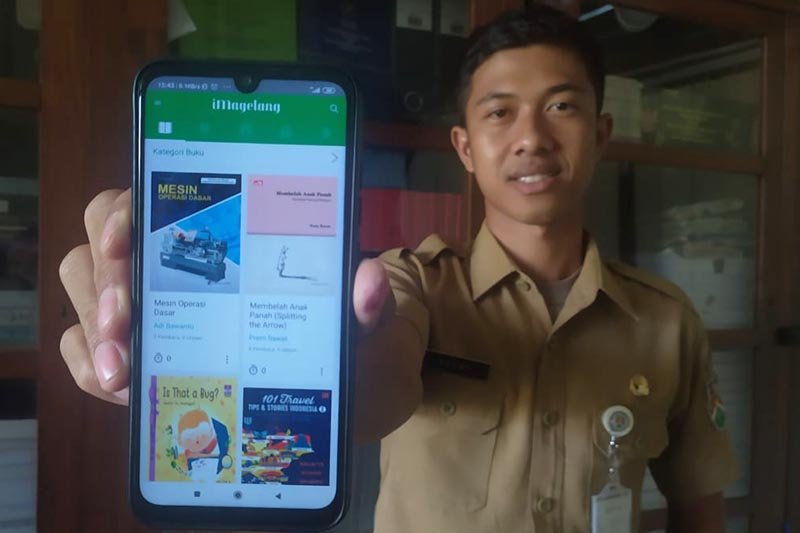4.420 e-book bisa diakses lewat aplikasi iMagelang