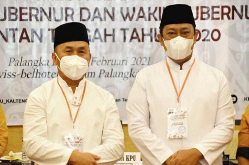 Gubernur Kalteng terpilih dilantik di Istana Negara 25 Mei