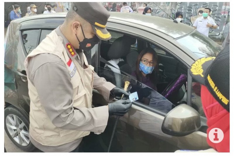 Polda tetapkan titik pos penyekatan larangan mudik Lebaran di Lampung