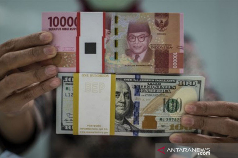 Rupiah Senin pagi melemah 35 poin