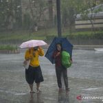 Hujan diprakirakan turun di sejumlah kota besar