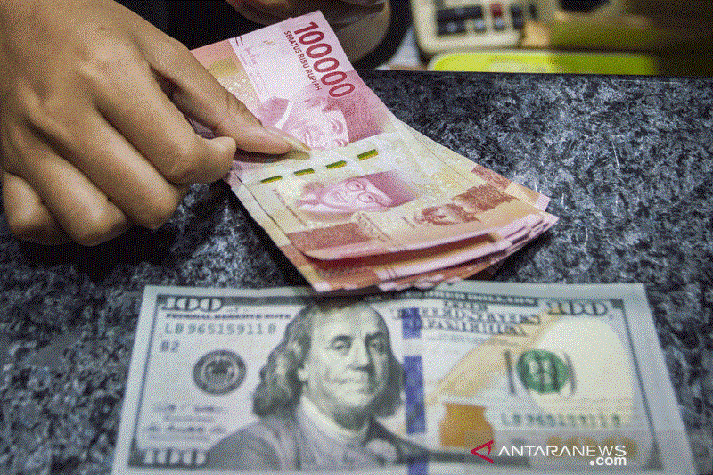 Rupiah Kamis pagi melemah 26 poin